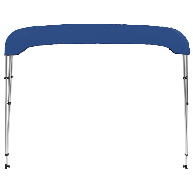 vidaXL kék háromágú bimini tető 183 x 196 x 137 cm