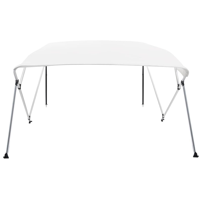 vidaXL fehér négyágú bimini tető 243 x 210 x 137 cm