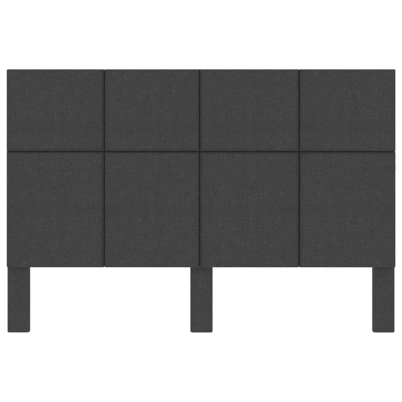 vidaXL sötétszürke szövet fejvég 180 x 200 cm