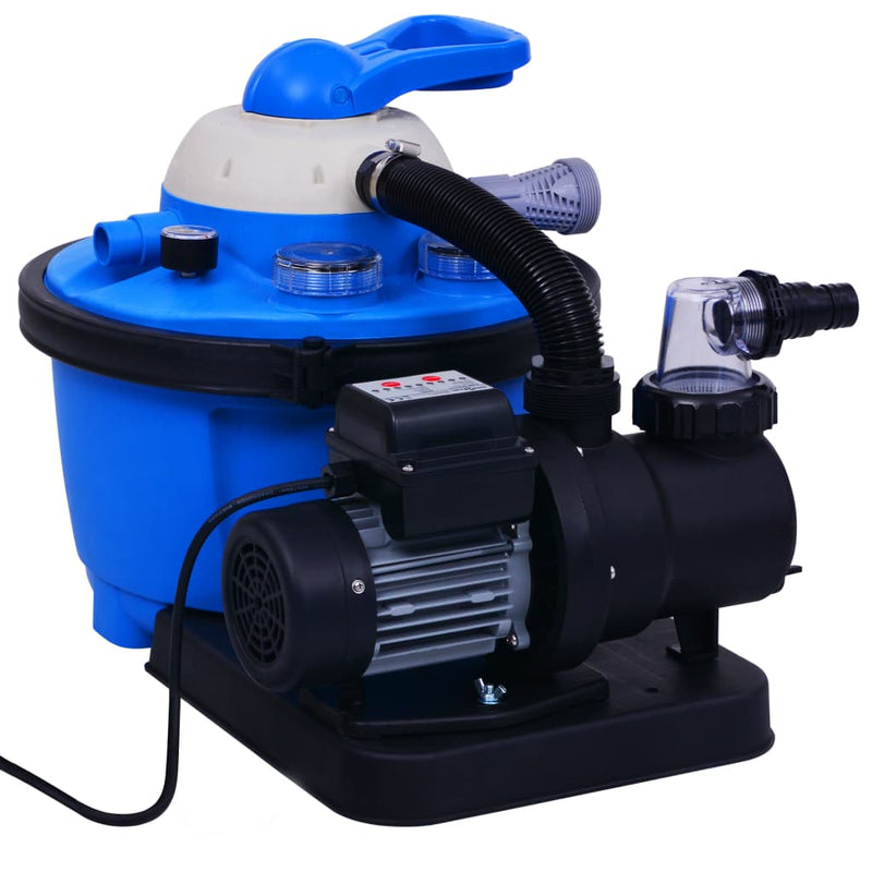 vidaXL homokszűrős szivattyú időzítővel 450 W 25 L