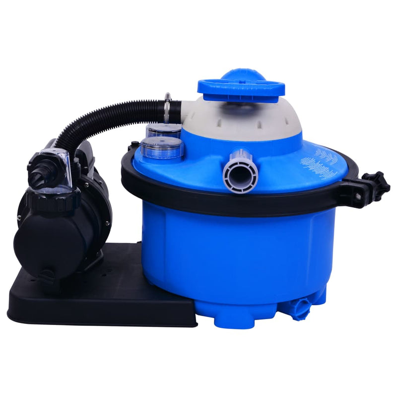 vidaXL homokszűrős szivattyú időzítővel 450 W 25 L