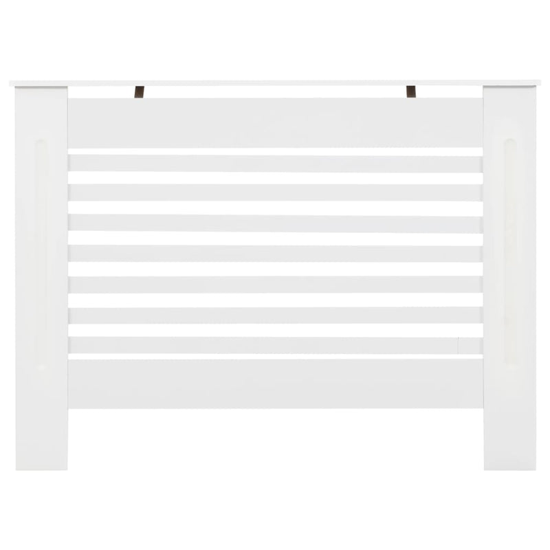 vidaXL 2 db fehér MDF radiátorburkolat 112 x 19 x 81,5 cm