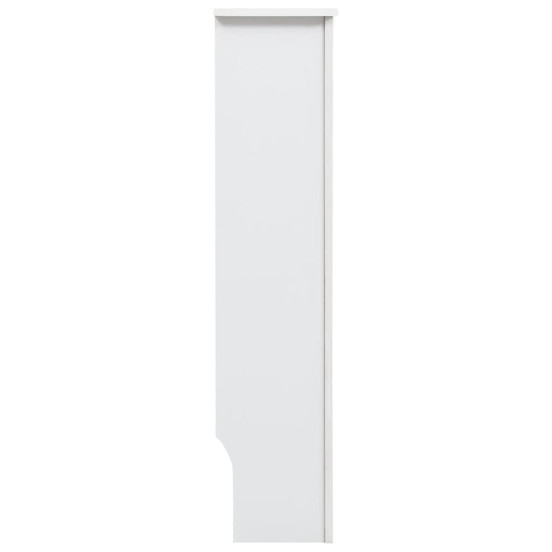 vidaXL 2 db fehér MDF radiátorburkolat 112 x 19 x 81,5 cm