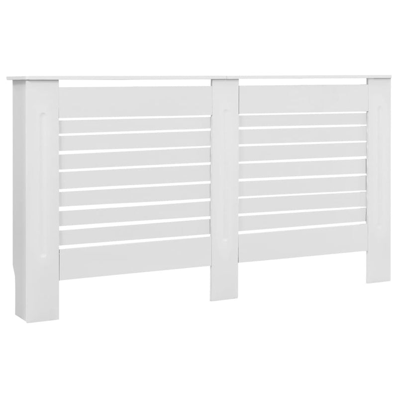 vidaXL 2 db fehér MDF radiátorburkolat 152 x 19 x 81,5 cm