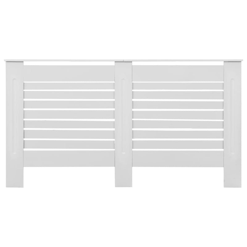 vidaXL 2 db fehér MDF radiátorburkolat 152 x 19 x 81,5 cm