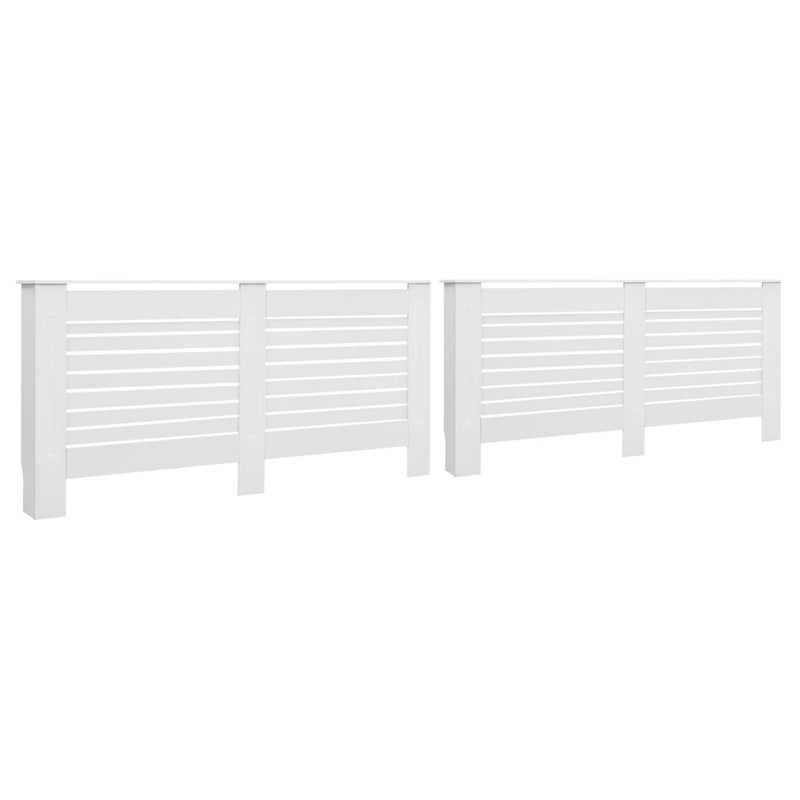 vidaXL 2 db fehér MDF radiátorburkolat 172 x 19 x 81,5 cm