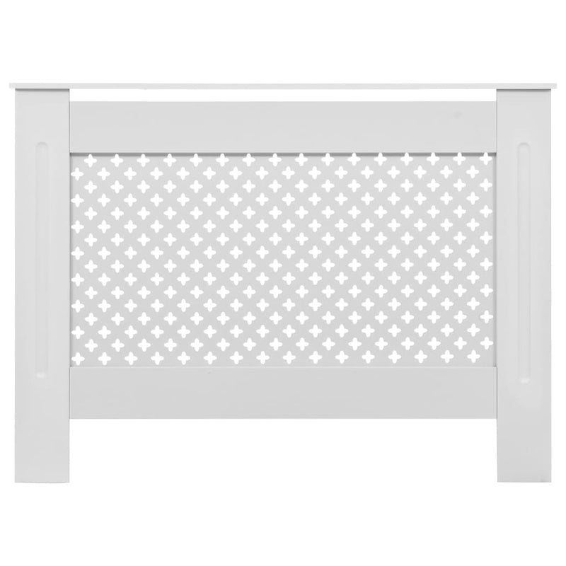 vidaXL 2 db fehér MDF radiátorburkolat 112 x 19 x 81,5 cm