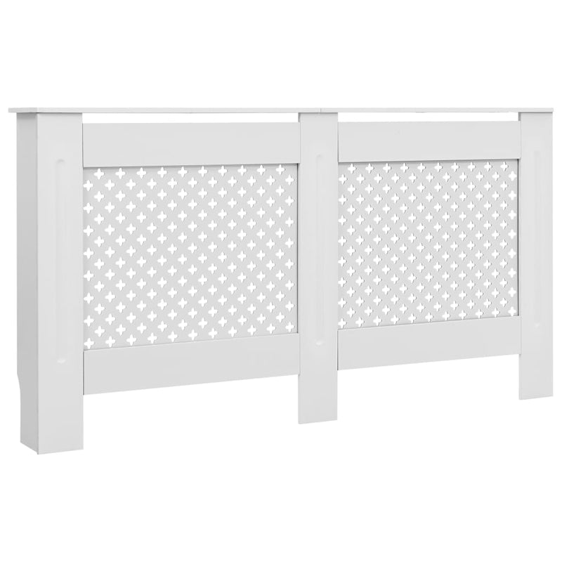vidaXL 2 db fehér MDF radiátorburkolat 152 x 19 x 81,5 cm