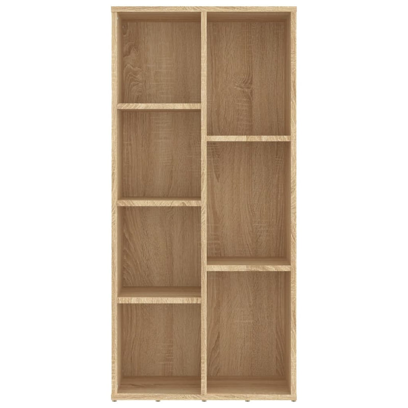 vidaXL sonoma tölgy színű szerelt fa könyvszekrény 50x25x106 cm