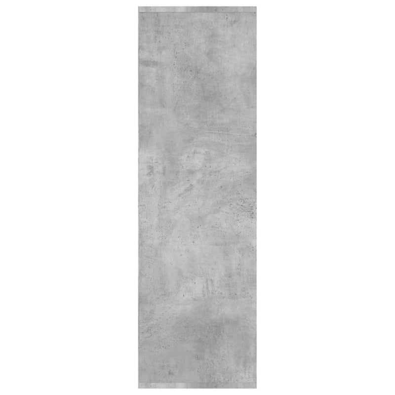 vidaXL betonszürke szerelt fa könyvszekrény 98 x 29 x 97,5 cm