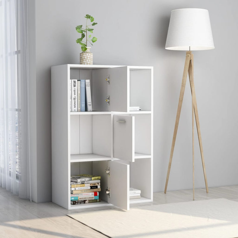 vidaXL fehér szerelt fa tárolószekrény 60 x 29,5 x 90 cm