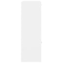 vidaXL fehér szerelt fa tárolószekrény 60 x 29,5 x 90 cm