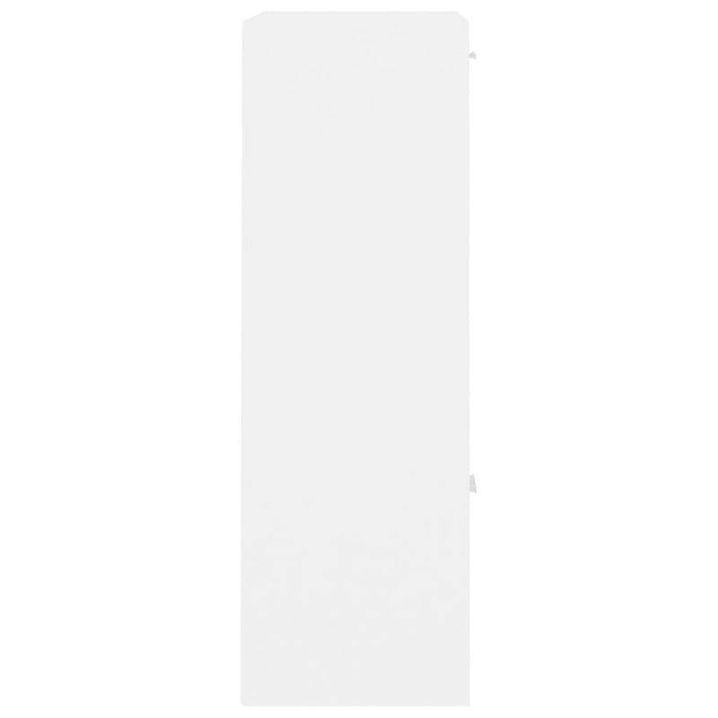 vidaXL fehér szerelt fa tárolószekrény 60 x 29,5 x 90 cm