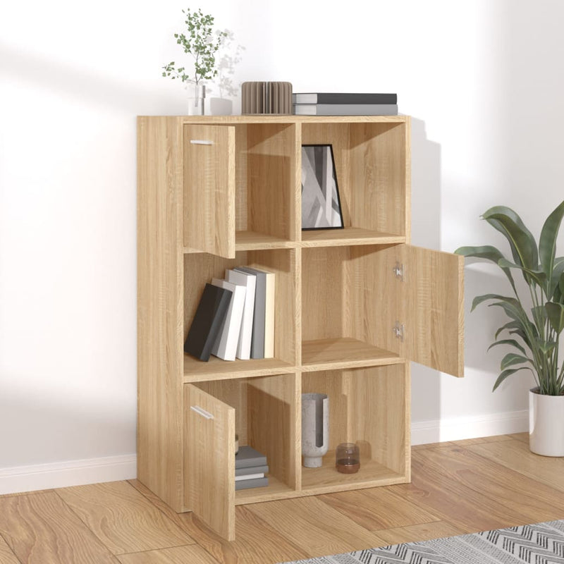 vidaXL sonoma tölgy színű szerelt fa tárolószekrény 60 x 29,5 x 90 cm