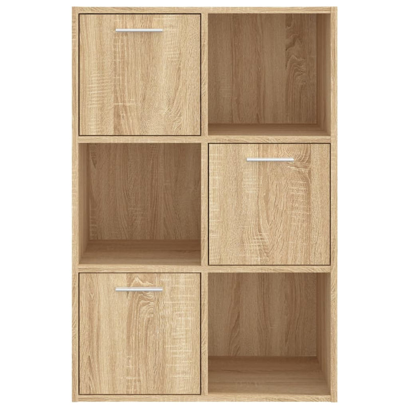 vidaXL sonoma tölgy színű szerelt fa tárolószekrény 60 x 29,5 x 90 cm