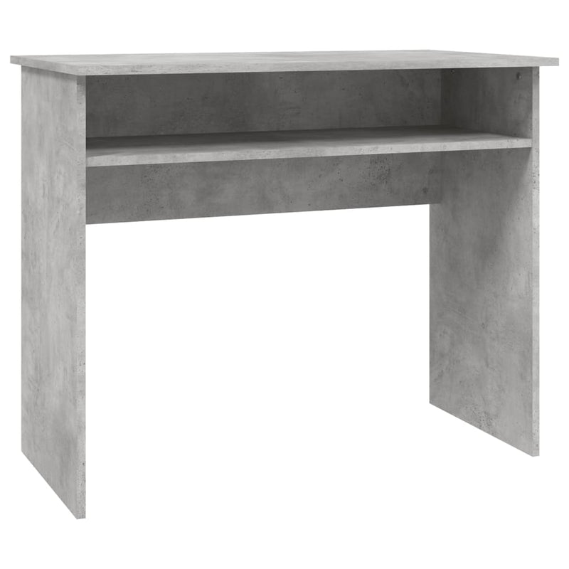 vidaXL betonszürke szerelt fa íróasztal 90 x 50 x 74 cm