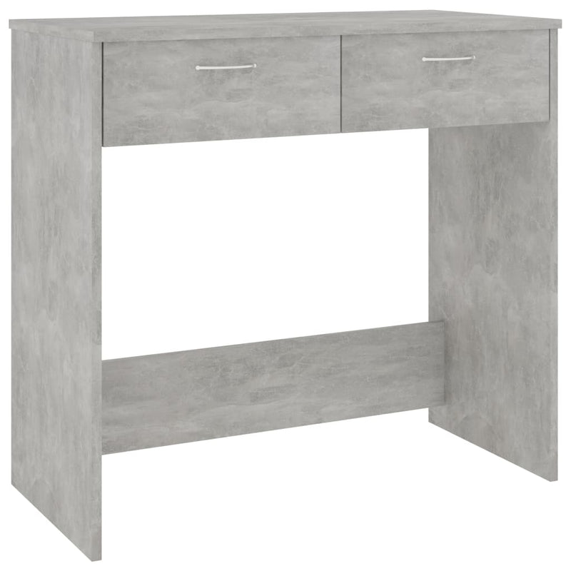vidaXL betonszürke szerelt fa íróasztal 80 x 40 x 75 cm