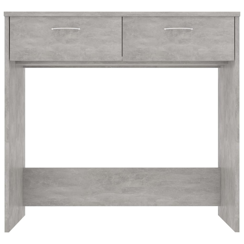 vidaXL betonszürke szerelt fa íróasztal 80 x 40 x 75 cm