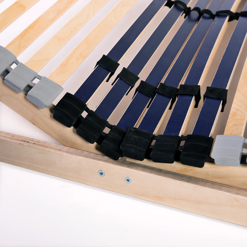 vidaXL 2 db 7 zónás 42 léces ágyrács 80 x 200 cm