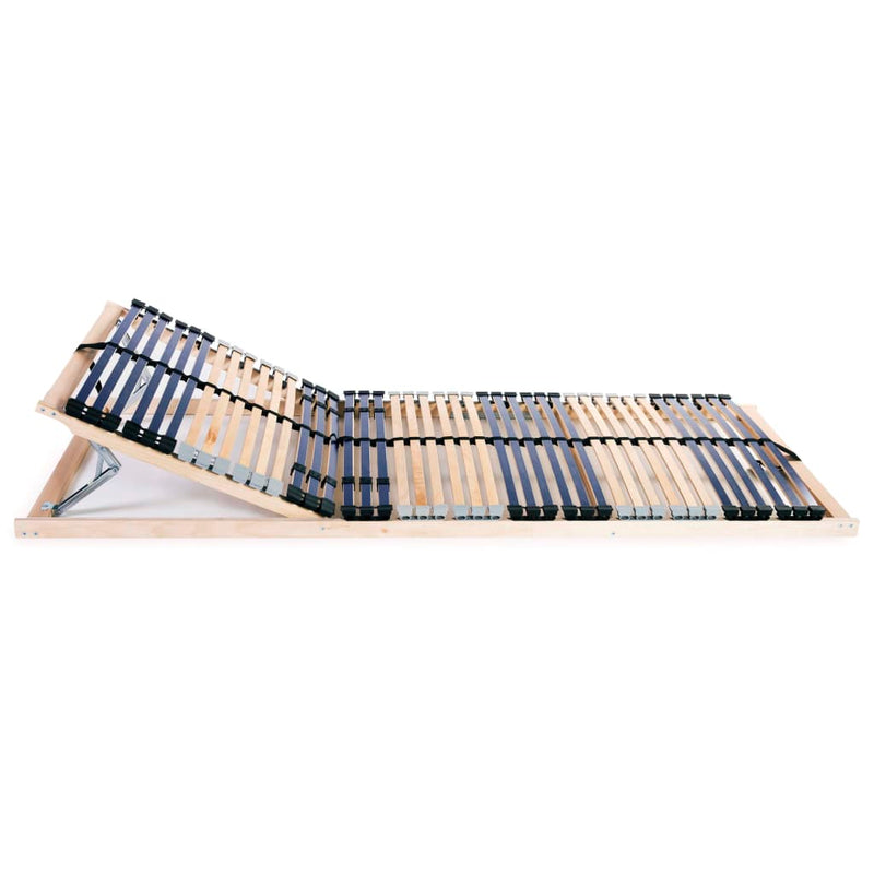 vidaXL 2 db 7 zónás 42 léces ágyrács 90 x 200 cm
