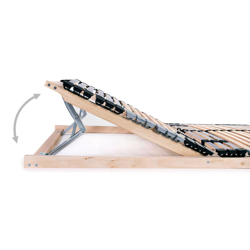 vidaXL 2 db 7 zónás 42 léces ágyrács 90 x 200 cm