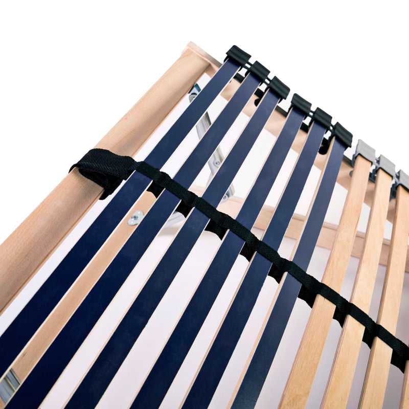 vidaXL 2 db 7 zónás 42 léces ágyrács 90 x 200 cm