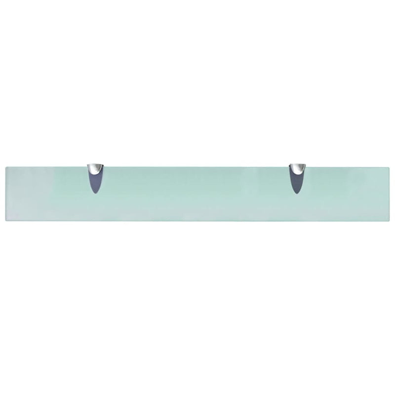 vidaXL 2 db lebegő üvegpolc 70 x 10 cm 8 mm