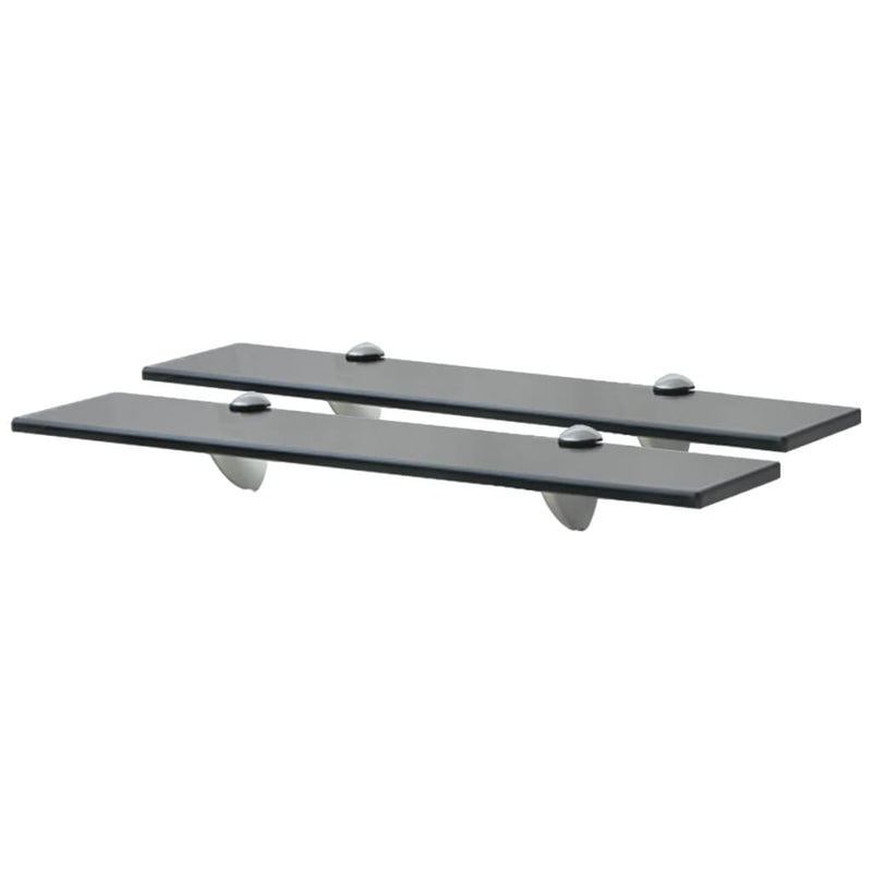 vidaXL 2 db lebegő üvegpolc 50 x 10 cm 8 mm