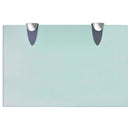 vidaXL 2 db lebegő üvegpolc 30 x 20 cm 8 mm