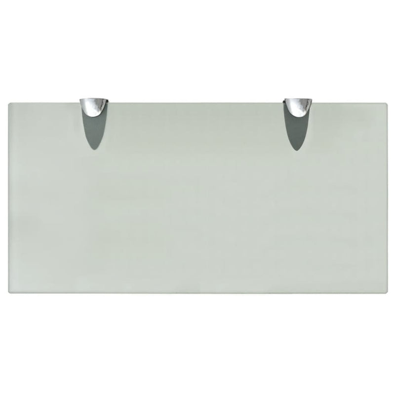 vidaXL 2 db lebegő üvegpolc 40 x 20 cm 8 mm