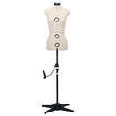 vidaXL krémszínű női állítható próbababa S-es méret 33-40