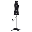 vidaXL fekete női állítható próbababa S-es méret 33-40