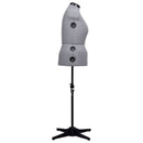 vidaXL szürke női állítható próbababa L-es méret 44-50