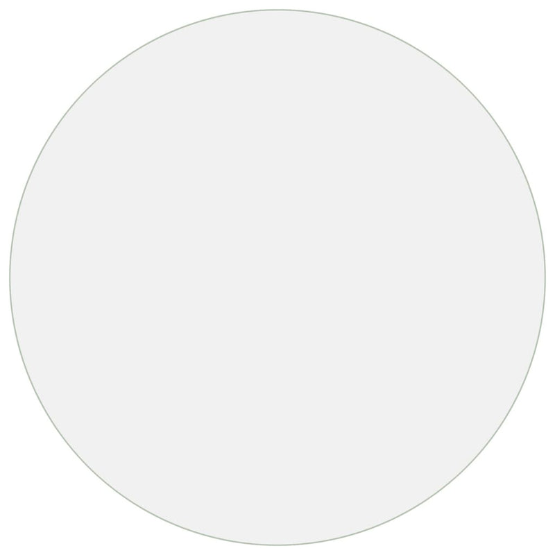 vidaXL átlátszó PVC védőabrosz Ø 100 cm 1,6 mm