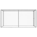 vidaXL horganyzott acél macskaketrec 3 x 1,5 x 1,5 m