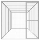 vidaXL horganyzott acél macskaketrec 6 x 1,5 x 1,5 m