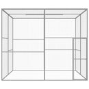 vidaXL horganyzott acél macskaketrec 3 x 3 x 2,5 m