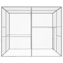 vidaXL horganyzott acél macskaketrec 3 x 3 x 2,5 m