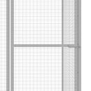 vidaXL horganyzott acél macskaketrec 3 x 3 x 2,5 m