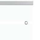 vidaXL ezüstszínű ESG üveg és alumínium tolóajtó 90 x 205 cm