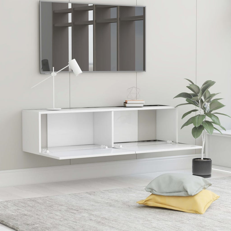vidaXL fehér forgácslap TV-szekrény 120 x 30 x 30cm
