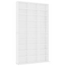 vidaXL fehér szerelt fa CD-szekrény 102 x 16 x 177,5 cm