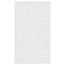 vidaXL fehér szerelt fa CD-szekrény 102 x 16 x 177,5 cm