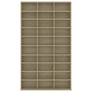 vidaXL sonoma tölgy színű szerelt fa CD-szekrény 102 x 16 x 177,5 cm