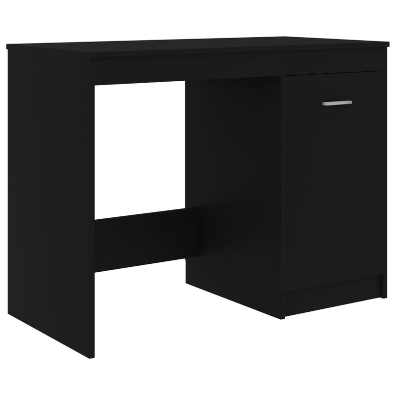 vidaXL fekete szerelt fa íróasztal 100 x 50 x 76 cm