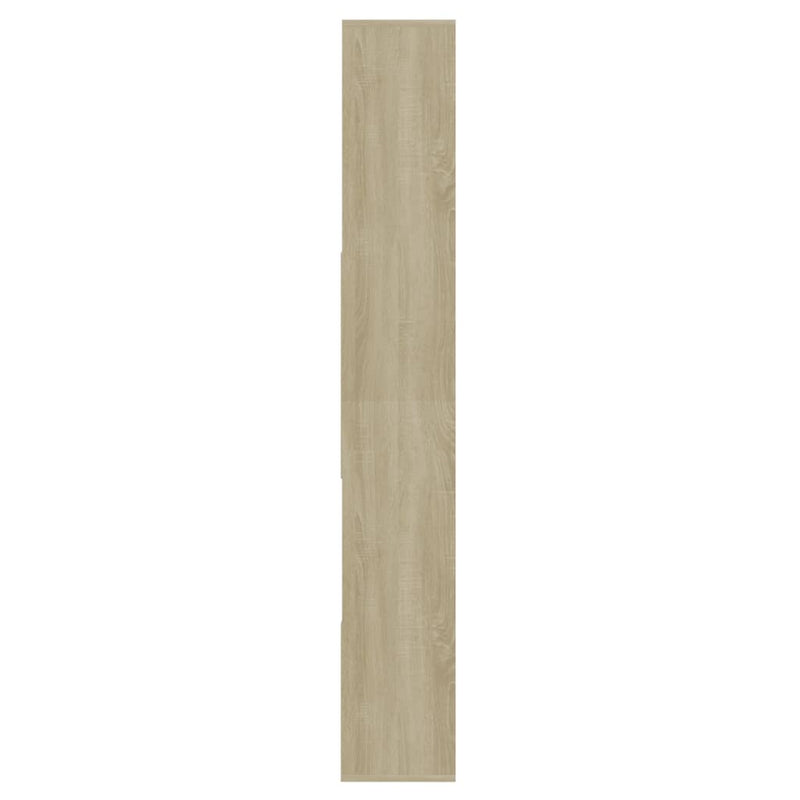 vidaXL sonoma tölgy színű szerelt fa könyvszekrény 67 x 24 x 161 cm