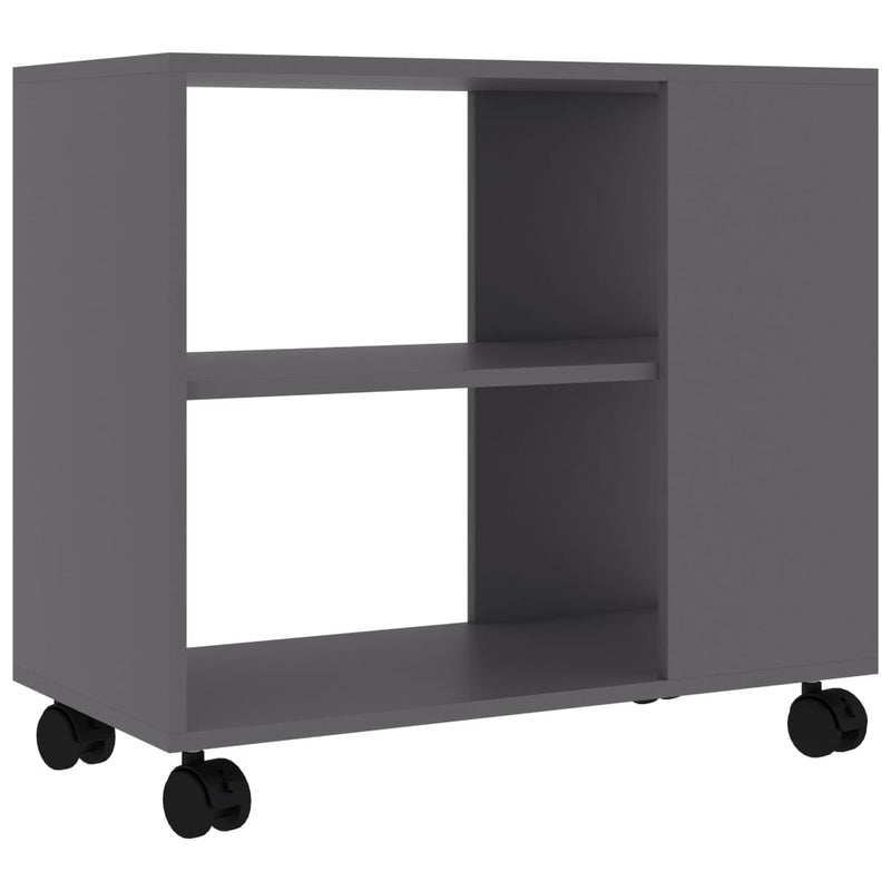 vidaXL szürke szerelt fa kisasztal 70 x 35 x 55 cm
