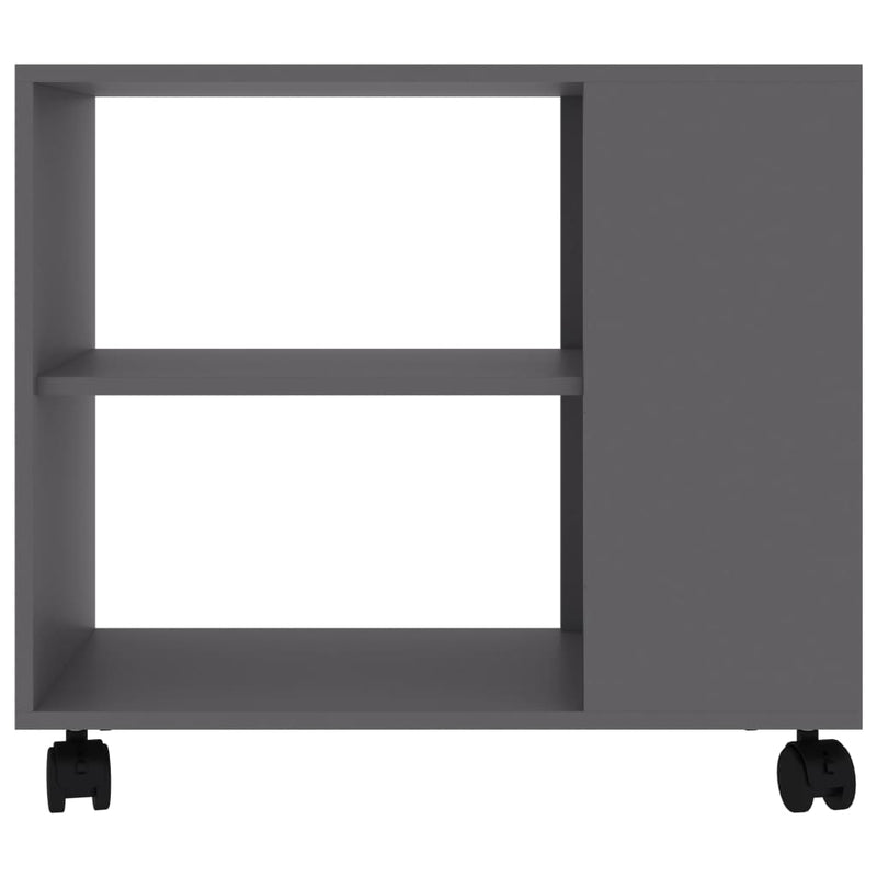 vidaXL szürke szerelt fa kisasztal 70 x 35 x 55 cm