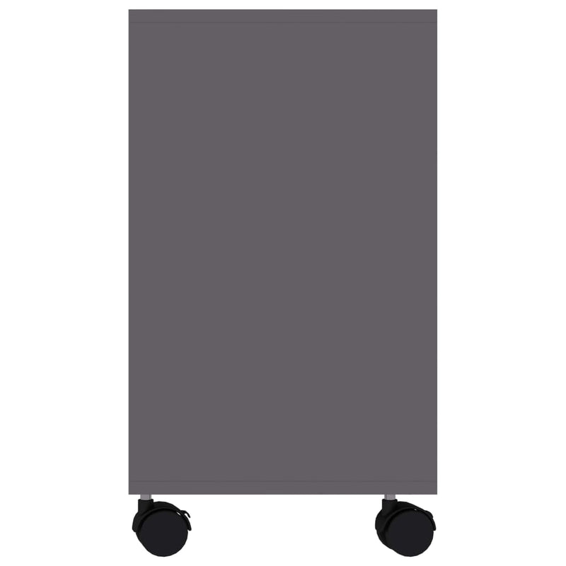 vidaXL szürke szerelt fa kisasztal 70 x 35 x 55 cm