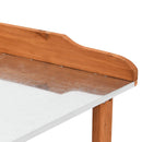 vidaXL fenyőfa virágtartó állvány 76 x 37 x 89 cm